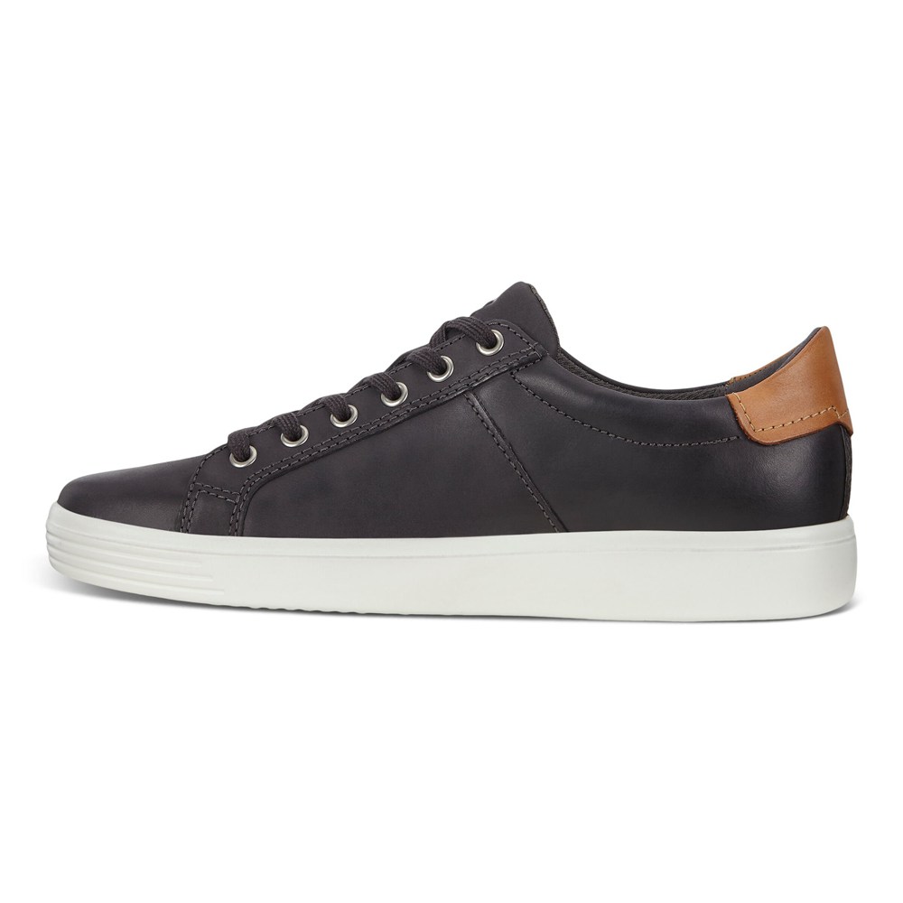 Tenis Hombre - ECCO Soft Classic - Grises Oscuro - YRM804261